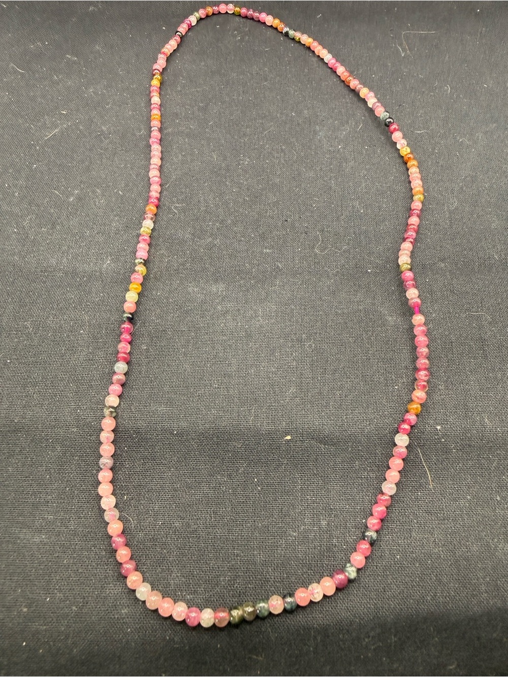 Tourmaline 3mm Beaded Necklace or Wrap Bracelet - Picture 4 of 4